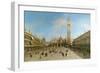 Piazza San Marco Looking Towards the Basilica Di San Marco-Canaletto-Framed Premium Giclee Print