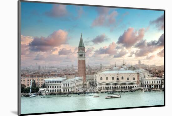 Piazza San Marco Panoramic Vista #1-Alan Blaustein-Mounted Photographic Print