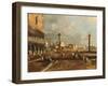 Piazza San Marco Towards San Giorgio Maggiore-Francesco Guardi-Framed Giclee Print