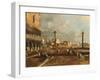 Piazza San Marco Towards San Giorgio Maggiore-Francesco Guardi-Framed Giclee Print