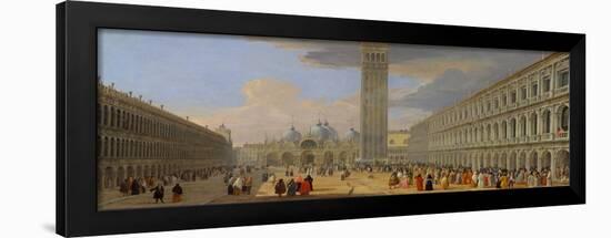Piazza San Marco, Venice, c.1709-Luca Carlevaris-Framed Giclee Print