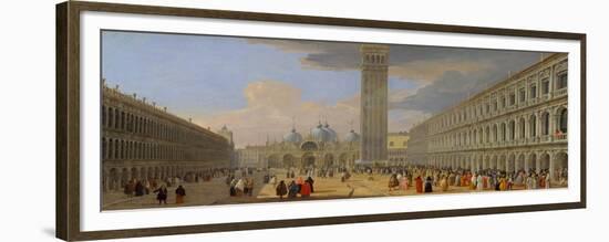 Piazza San Marco, Venice, c.1709-Luca Carlevaris-Framed Premium Giclee Print