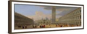 Piazza San Marco, Venice, c.1709-Luca Carlevaris-Framed Premium Giclee Print