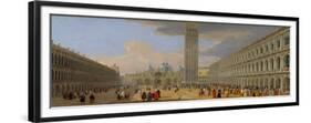 Piazza San Marco, Venice, c.1709-Luca Carlevaris-Framed Premium Giclee Print