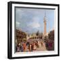 Piazza San Marco, Venice, c.1760-Francesco Guardi-Framed Giclee Print