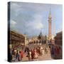 Piazza San Marco, Venice, c.1760-Francesco Guardi-Stretched Canvas