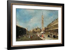 Piazza San Marco, Venice, C.1775-80-Francesco Guardi-Framed Giclee Print