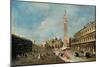 Piazza San Marco, Venice, C.1775-80-Francesco Guardi-Mounted Giclee Print