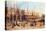 Piazza San Marco-Canaletto-Stretched Canvas