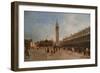 Piazza San Marco-Francesco Guardi-Framed Art Print