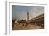 Piazza San Marco-Francesco Guardi-Framed Art Print