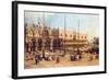 Piazza San Marco-Canaletto-Framed Art Print