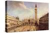 Piazza San Marco-Canaletto-Stretched Canvas