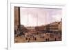 Piazza San Marco-Canaletto-Framed Art Print