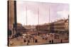 Piazza San Marco-Canaletto-Stretched Canvas