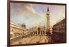 Piazza San Marco-Canaletto-Framed Art Print