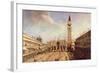 Piazza San Marco-Canaletto-Framed Art Print