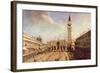 Piazza San Marco-Canaletto-Framed Art Print