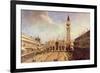 Piazza San Marco-Canaletto-Framed Premium Giclee Print