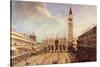 Piazza San Marco-Canaletto-Stretched Canvas