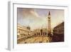 Piazza San Marco-Canaletto-Framed Premium Giclee Print