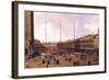 Piazza San Marco-Canaletto-Framed Art Print