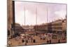 Piazza San Marco-Canaletto-Mounted Art Print