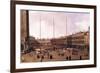 Piazza San Marco-Canaletto-Framed Art Print