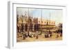 Piazza San Marco-Canaletto-Framed Art Print