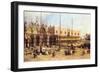 Piazza San Marco-Canaletto-Framed Premium Giclee Print