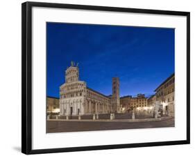 Piazza San Michele, Lucca, Italy-Rob Tilley-Framed Photographic Print