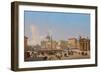 Piazza San Pietro, Roma (Oil on Canvas)-Ippolito Caffi-Framed Giclee Print