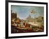 Piazza San Pietro, Rome with an Allegory of the Triumph of the Papacy-Giovanni Paolo Panini-Framed Giclee Print