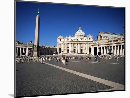 Piazza San Pietro (St. Peter's Square), View to St. Peter's Basilica, Vatican City, Lazio, Italy-Ruth Tomlinson-Mounted Photographic Print