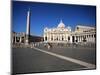 Piazza San Pietro (St. Peter's Square), View to St. Peter's Basilica, Vatican City, Lazio, Italy-Ruth Tomlinson-Mounted Photographic Print