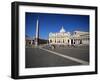 Piazza San Pietro (St. Peter's Square), View to St. Peter's Basilica, Vatican City, Lazio, Italy-Ruth Tomlinson-Framed Photographic Print