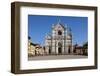 Piazza Santa Croce and Basilica Di Santa Croce, Florence, Tuscany, Italy, Europe-Simon Montgomery-Framed Photographic Print