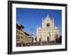 Piazza Santa Croce, Florence, Tuscany, Italy-Hans Peter Merten-Framed Photographic Print