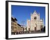 Piazza Santa Croce, Florence, Tuscany, Italy-Hans Peter Merten-Framed Photographic Print