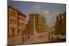 Piazza Santa Trinita, Florence-Giuseppe Zocchi-Mounted Giclee Print