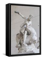 Piazza Signoria, Loggia Dei Lanzi, Ercole E Il Centauro, by Giambologna-Guido Cozzi-Framed Stretched Canvas