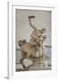 Piazza Signoria, Loggia Dei Lanzi, Ercole E Il Centauro, by Giambologna-Guido Cozzi-Framed Photographic Print