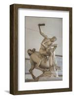 Piazza Signoria, Loggia Dei Lanzi, Ercole E Il Centauro, by Giambologna-Guido Cozzi-Framed Photographic Print