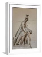 Piazza Signoria, Loggia Dei Lanzi, Patroclo E Menelao-Guido Cozzi-Framed Photographic Print