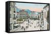 Piazza, Sorrento-null-Framed Stretched Canvas