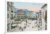 Piazza, Sorrento-null-Framed Art Print