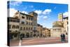 Piazza Vasari (Piazza Grande), Arezzo, Tuscany, Italy, Europe-Nico Tondini-Stretched Canvas