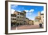 Piazza Vasari (Piazza Grande), Arezzo, Tuscany, Italy, Europe-Nico Tondini-Framed Photographic Print