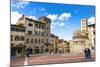 Piazza Vasari (Piazza Grande), Arezzo, Tuscany, Italy, Europe-Nico Tondini-Mounted Photographic Print