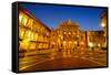 Piazza Vincenzo Bellini and Teatro Massimo Bellini Opera House, Catania, Sicily, Italy, Europe-Carlo Morucchio-Framed Stretched Canvas